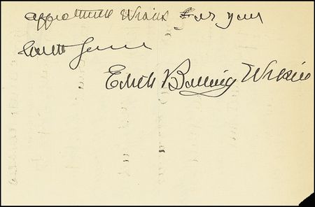 Lot #132 Edith Bolling Wilson - Image 1