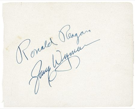 Lot #93 Ronald Reagan and Jane Wyman - Image 1