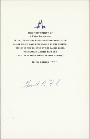 Lot #43 Gerald Ford - Image 1