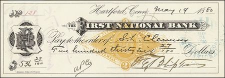 Lot #461 Samuel L. Clemens - Image 2