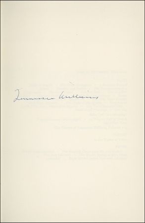 Lot #549 Tennessee Williams - Image 1