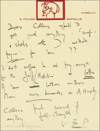 Lot #513 Ezra Pound - Image 1