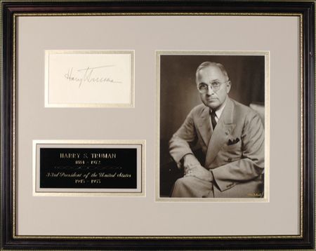 Lot #126 Harry S. Truman - Image 1