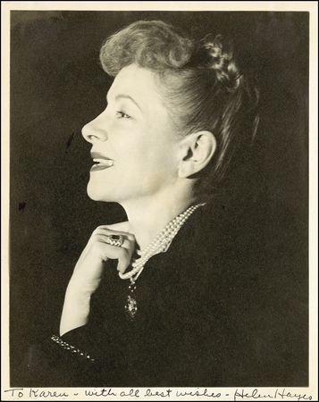 Lot #962 Helen Hayes - Image 1