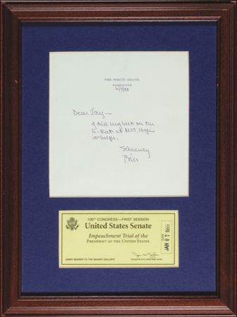 Lot #22 Bill Clinton