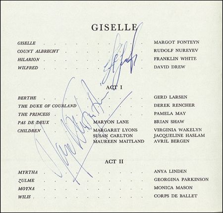 Lot #933 Margot Fonteyn and Rudolf Nureyev - Image 1