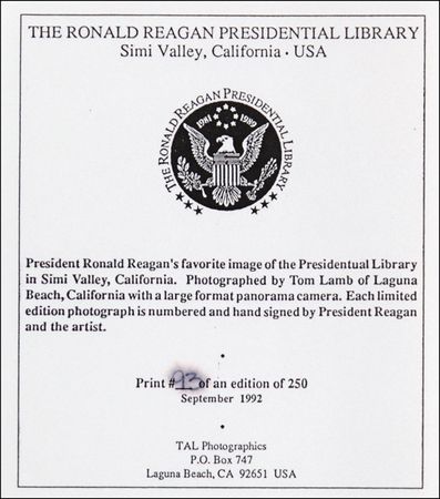 Lot #101 Ronald Reagan - Image 2