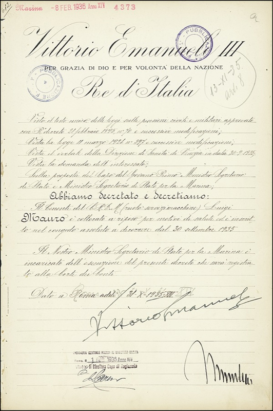 Lot 267 Benito Mussolini and Vittorio Emanuele III