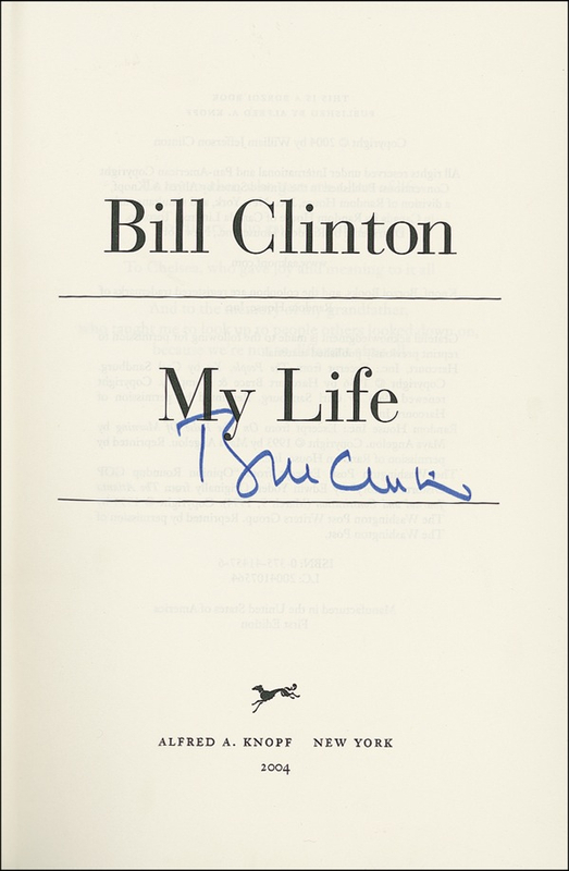 Lot 30 Bill Clinton