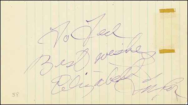 Lot 1053 Elizabeth Taylor