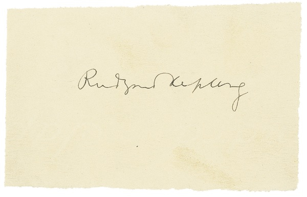 Lot 435 Rudyard Kipling