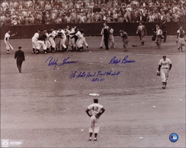 Lot 1158 Ralph Branca and Bobby Thomson