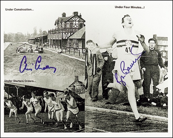Lot 1116 Roger Bannister and Christopher Chataway