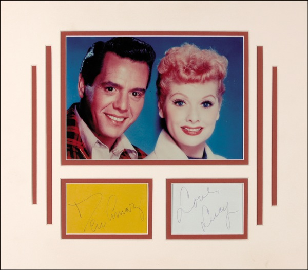 Lot 757 Lucille Ball and Desi Arnaz