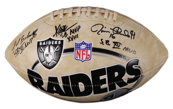 Lot 1359 Oakland Raiders MVPs