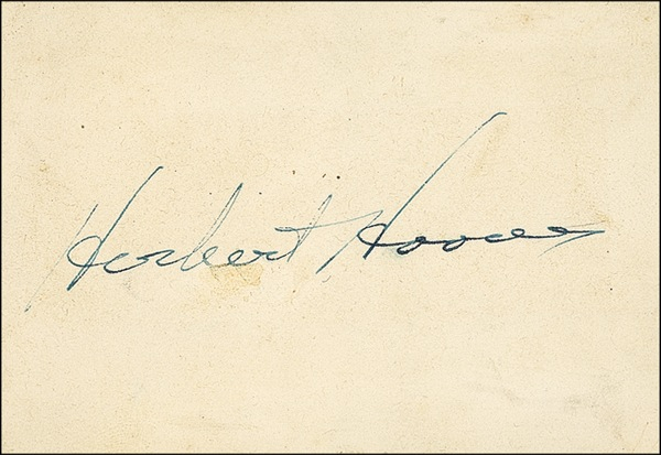 Lot 76 Herbert Hoover
