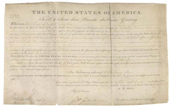 Lot 4 John Quincy Adams