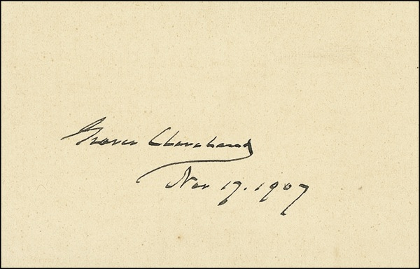 Lot 26 Grover Cleveland