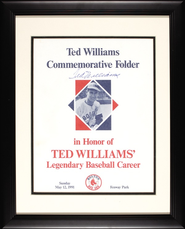 Lot 1445 Ted Williams