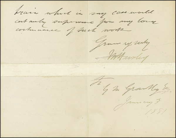 Lot 240 Thomas H. Huxley