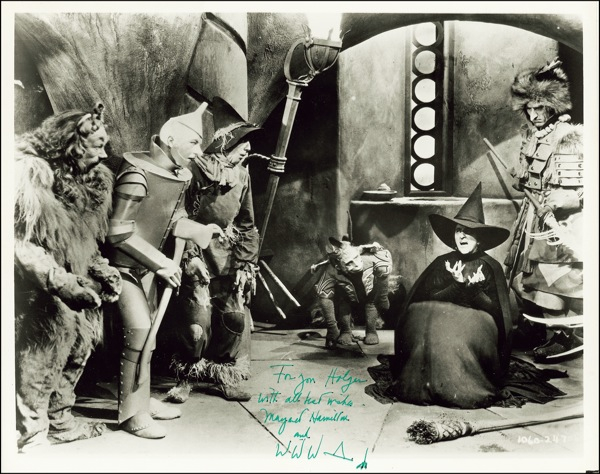Lot 1089 Wizard of Oz: Margaret Hamilton