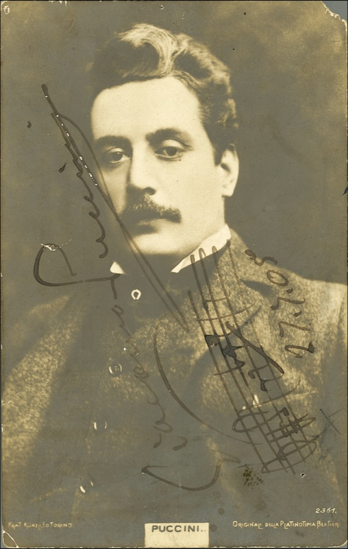 Lot 678 Giacomo Puccini