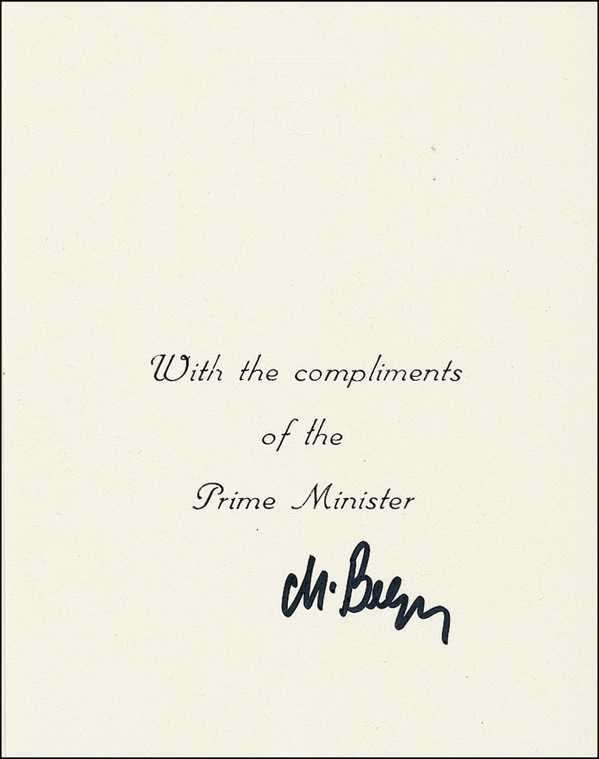 Lot 259 Golda Meir and Menachem Begin