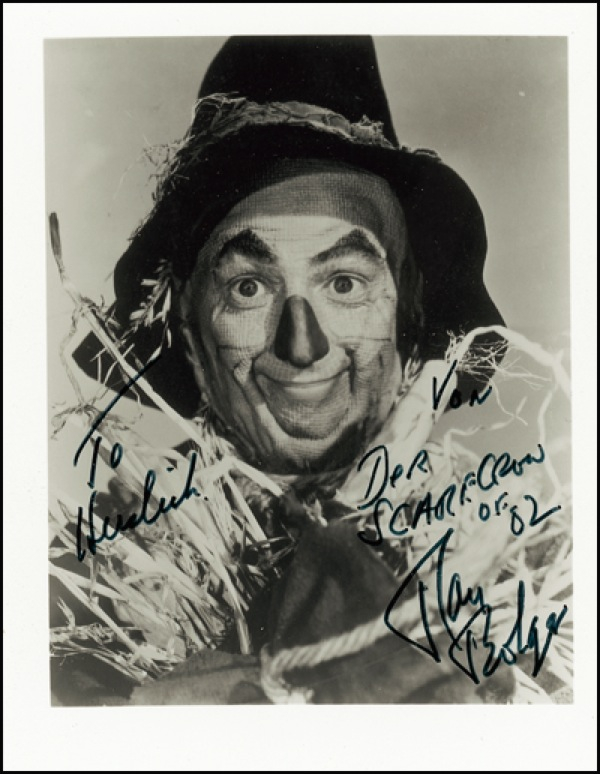 Lot 1086 Wizard of Oz: Ray Bolger
