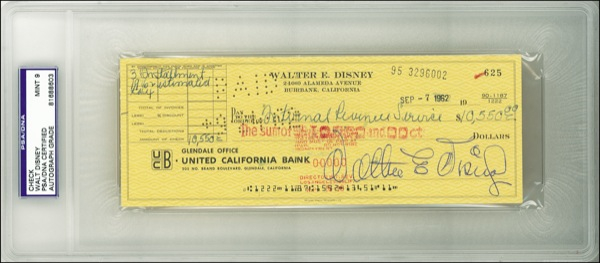 Lot 496 Walt Disney