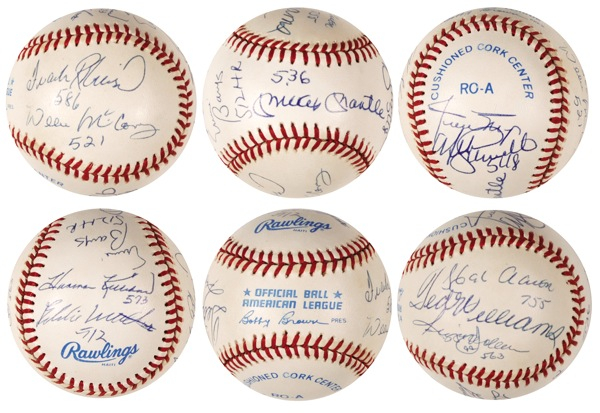Lot 1122 Baseball: 500 Home Run Club