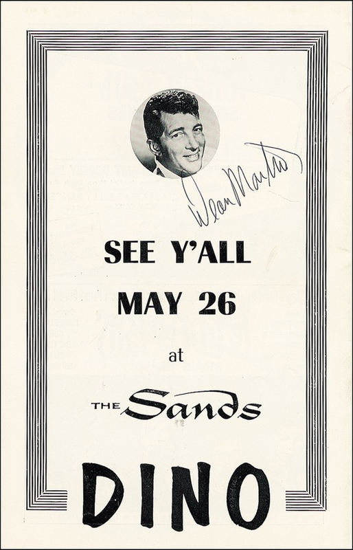 Lot 950 Dean Martin