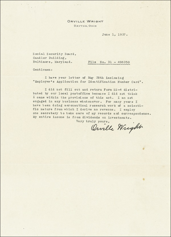 Lot 402 Orville Wright