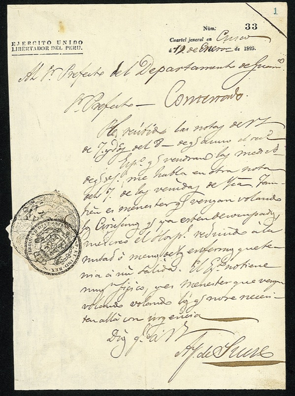 Lot 302 Antonio J. de Sucre