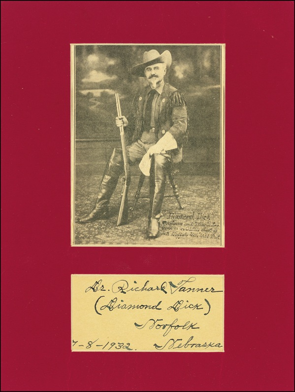 Lot 1052 Richard “Diamond Dick” Tanner