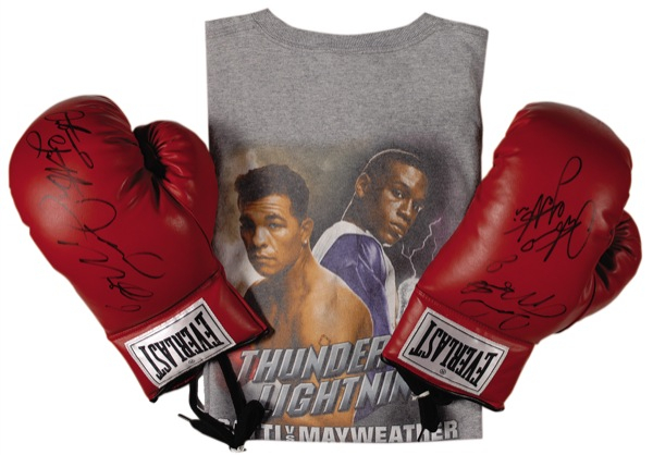 Lot 1331 Floyd Mayweather, Jr. and Arturo Gatti