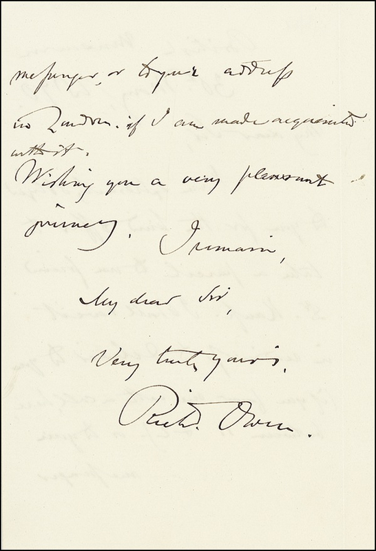 Lot 276 Richard Owen