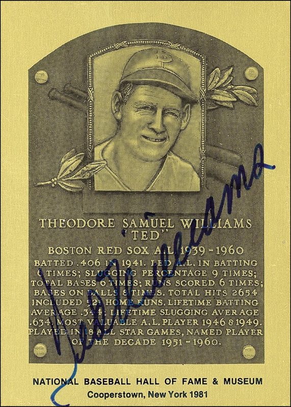 Lot 1449 Ted Williams