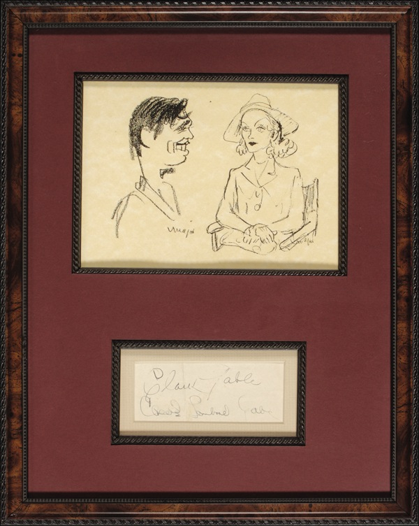 Lot 843 Clark Gable and Carole Lombard
