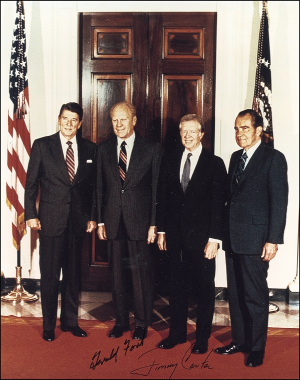 Lot 56 Gerald Ford and Jimmy Carter