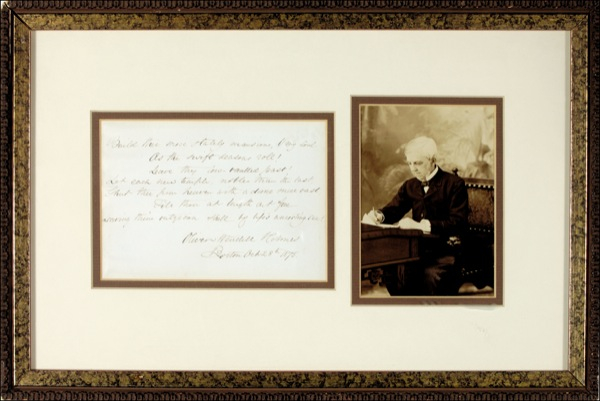 Lot 429 Oliver Wendell Holmes, Sr.