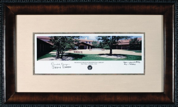 Lot 130 Ronald and Nancy Reagan