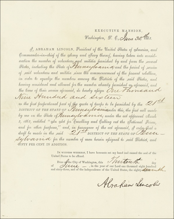 Lot 98 Abraham Lincoln