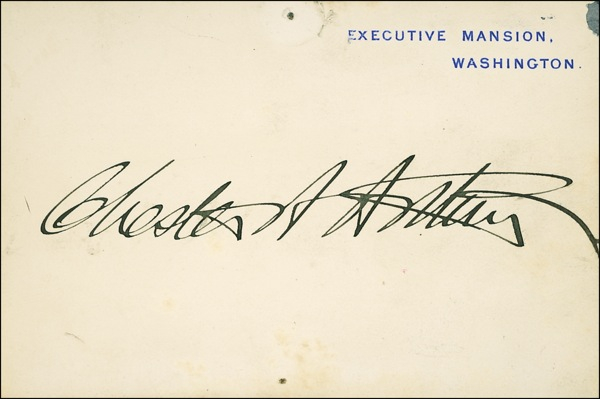 Lot 5 Chester A. Arthur