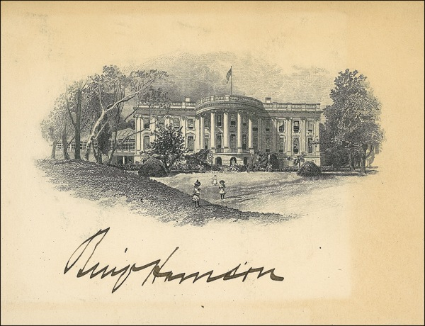 Lot 72 Benjamin Harrison