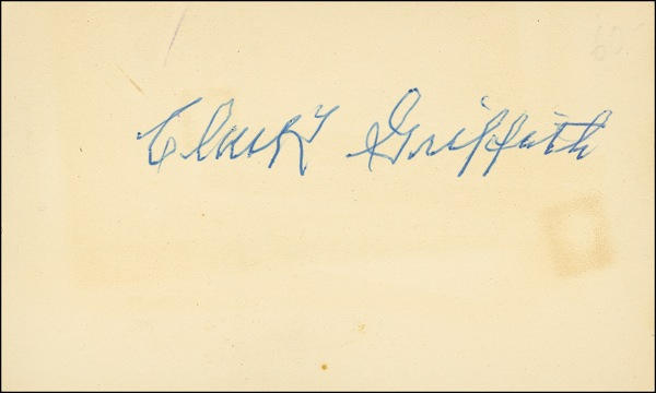 Lot 1249 Clark Griffith
