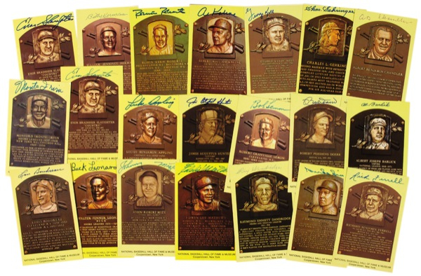 Lot 1133 Baseball Hall of Famers