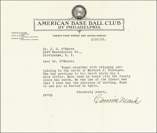 Lot 1304 Connie Mack