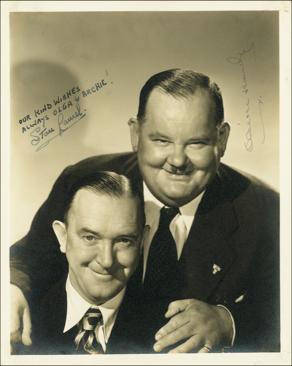 Lot 925 Laurel and Hardy