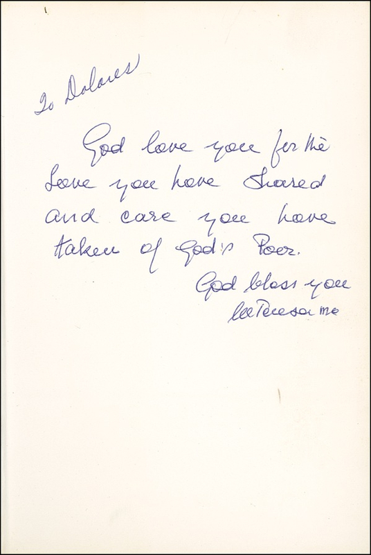 Lot 264 Mother Teresa