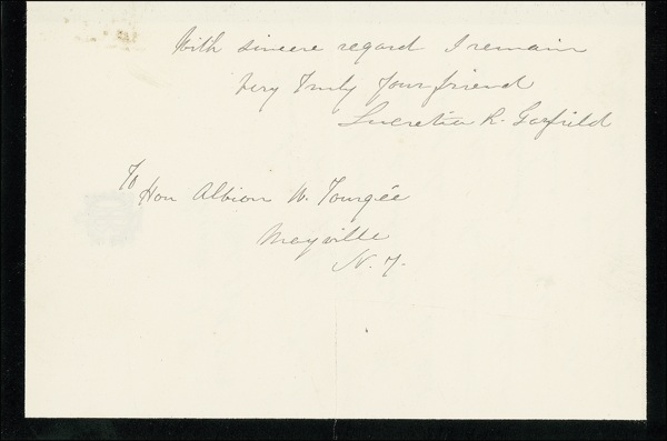Lot 67 Lucretia Garfield